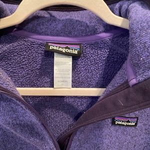 PURPLE PATAGONIA 1/4 ZIP